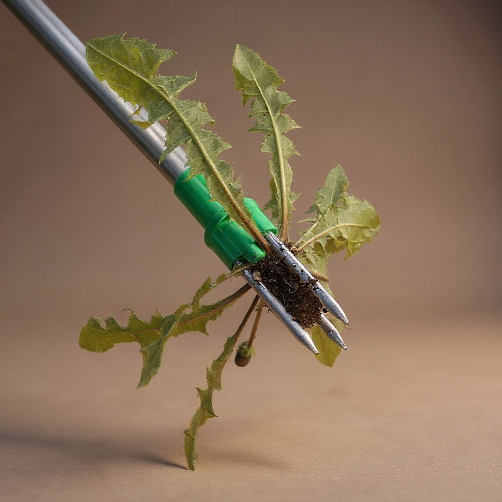 Twist-and-Pull Weed Remover - Manual Lawn Root Killer Tool