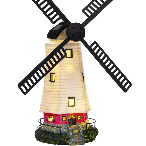 Solar Windmill Garden Light - LED Decorative Pond & Balcony Accent