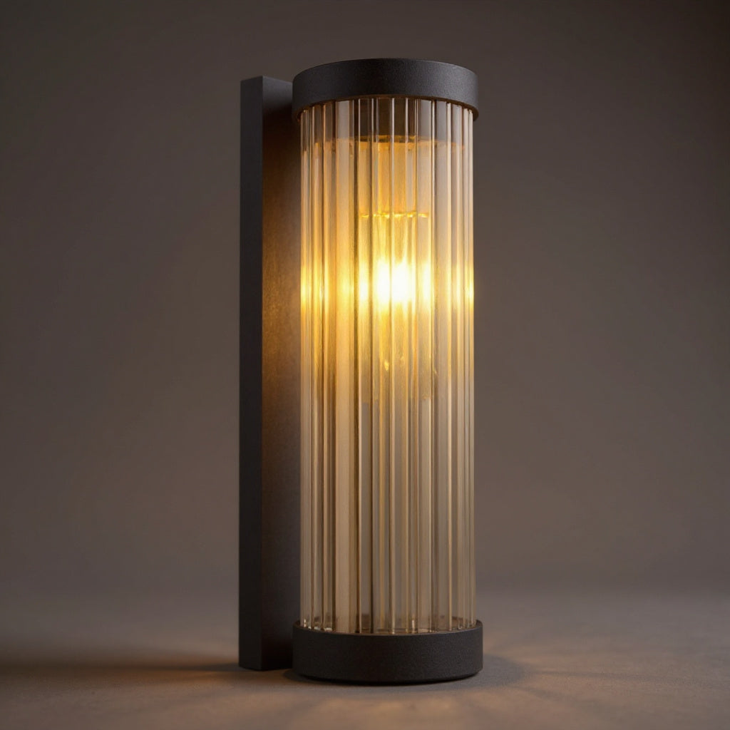 Solar Villa Front Door Wall Light - Waterproof Courtyard Sconce