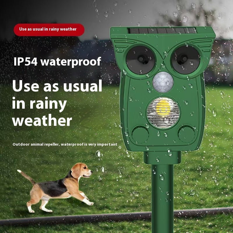 Solar Infrared Animal Repeller - Outdoor Pest Deterrent