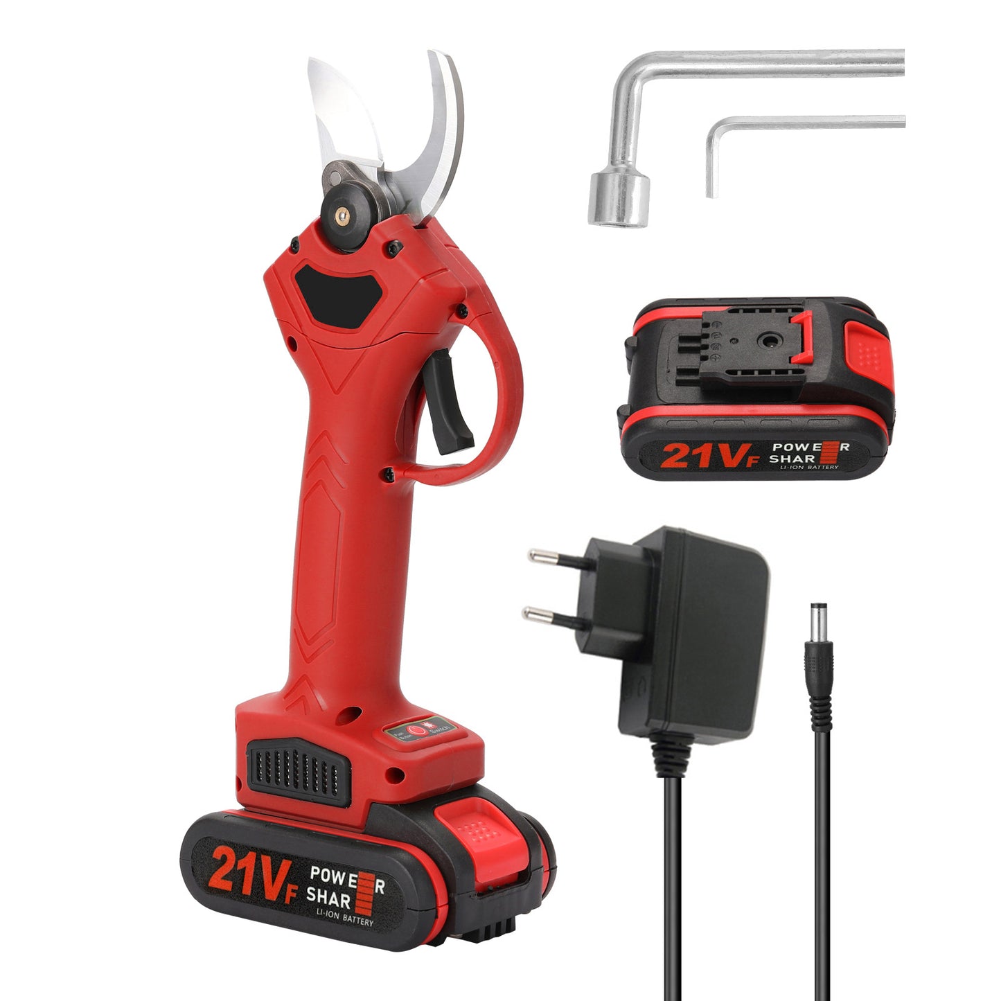 21V Rechargeable Lithium Pruning Shears - Garden Tree Tool
