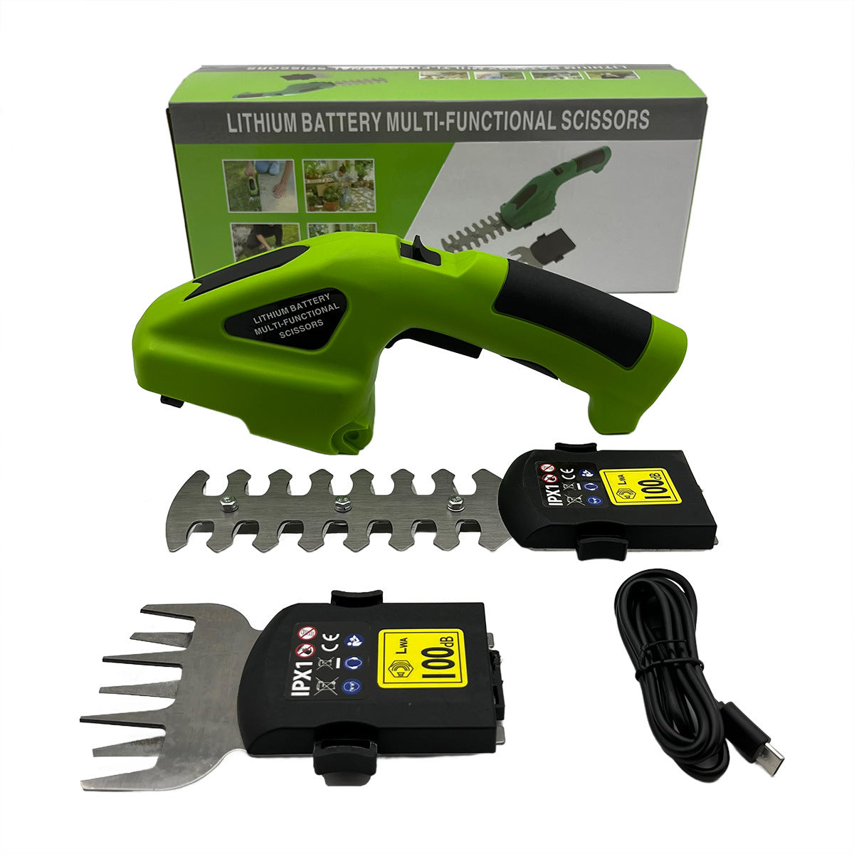 Electric Hedge & Pruning Shears - Cordless Dual-Purpose Garden Tool