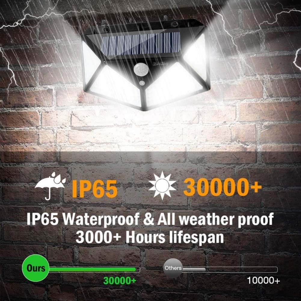 Solar Motion Sensor Light - 3 Modes, IP65 Outdoor Wall Mount