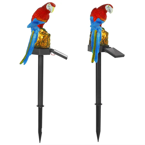 Solar Parrot Garden Light - IP65 Waterproof LED Figurine