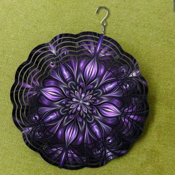 4-in-1 Solar Wind Spinner - Outdoor Garden Patio Kinetic Art