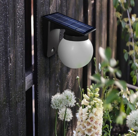 Solar Outdoor Garden Wall Lamp - Decorative Yard Light