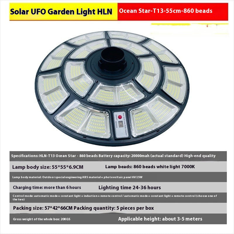 Cornucopia Solar Light - Blue Sky Projection Outdoor Decor