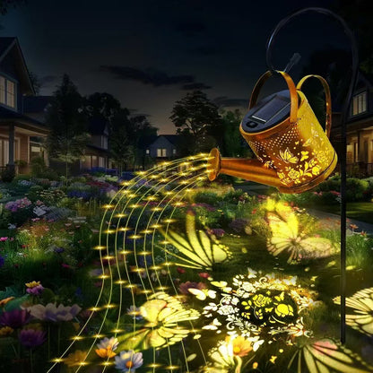 Solar Kettle Lights - Decorative Watering Can Courtyard Decor