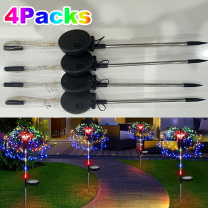 Solar LED Smoke Effect Lamp - Outdoor Courtyard Garden Decor