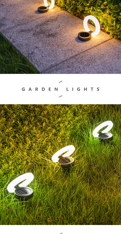 Solar Floor Lamp - Outdoor Decorative Ground Light