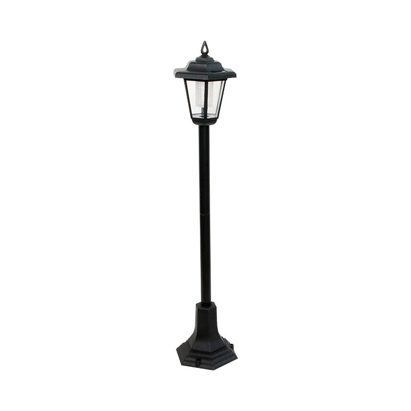 Hexagonal Solar Garden Lamp - Ornamental Outdoor Lawn Light