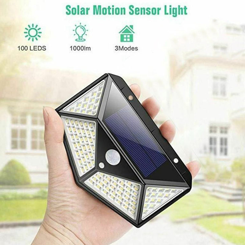 Solar 4-Sided Outdoor Light - All-Angle Garden Lamp