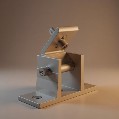 Adjustable Solar Panel Mounting Foot Brackets - 15-30Â° Tilt Set