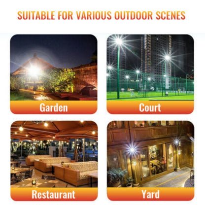 3200ftÂ² Solar Street Light - Dusk-to-Dawn Garden Flood Lamp