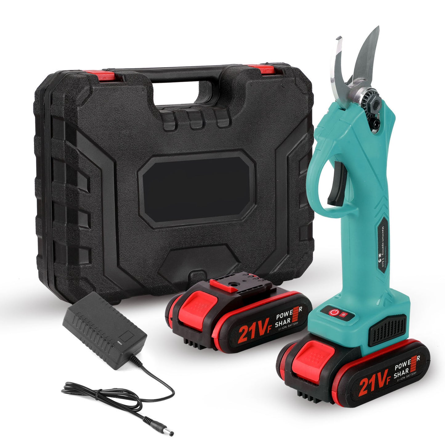 21V Rechargeable Lithium Pruning Shears - Garden Tree Tool