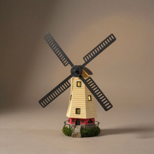 Solar Windmill Garden Light - LED Decorative Pond & Balcony Accent