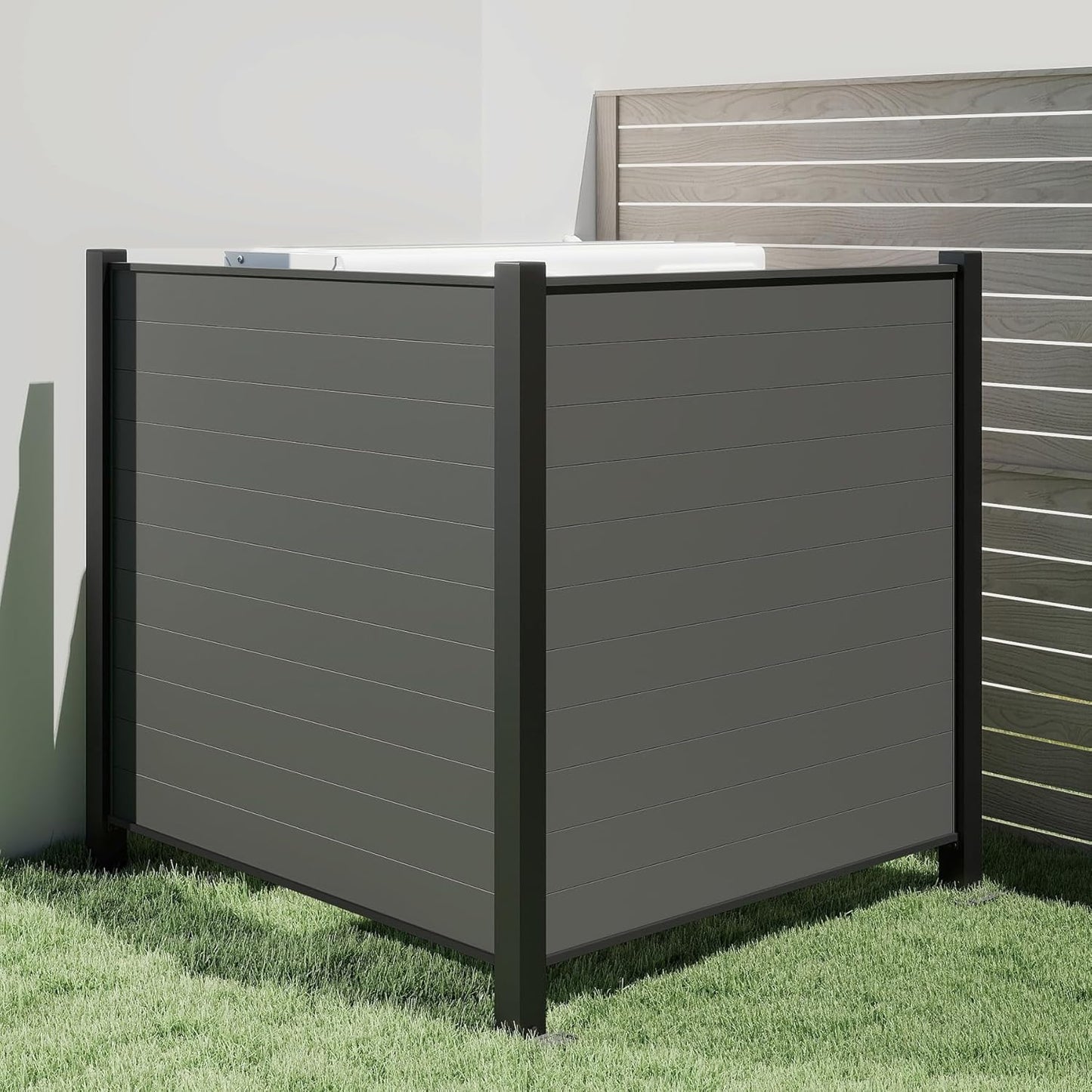 Outdoor Privacy Screen 50x50 - AC Unit & Trash Can Enclosure