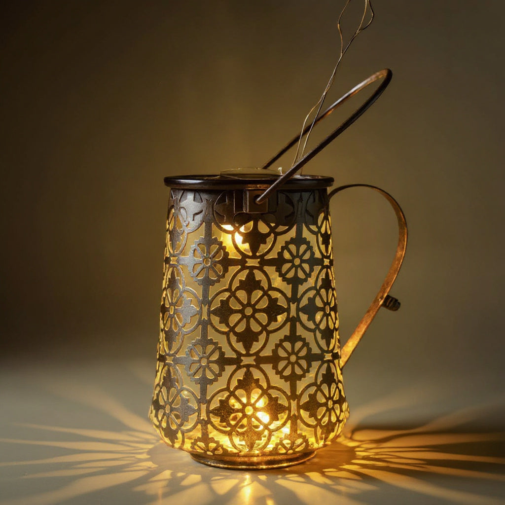 Solar Kettle Lights - Decorative Watering Can Courtyard Decor