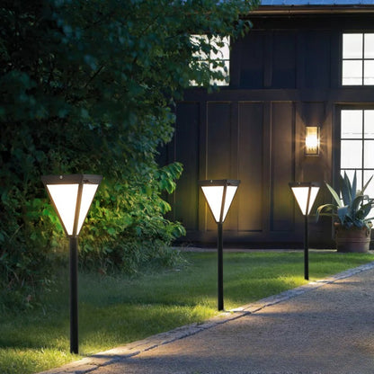 Solar Ground Lights - Outdoor Courtyard & Garden In-Ground Lamps
