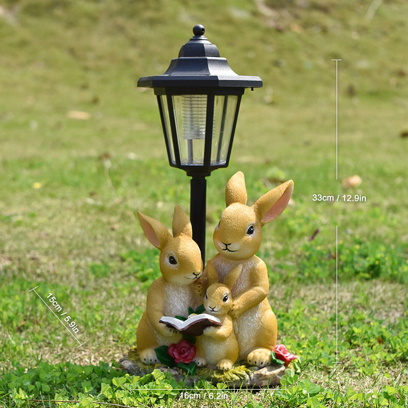 Solar Hexagonal Garden Lamp - Geometric Outdoor Path Light