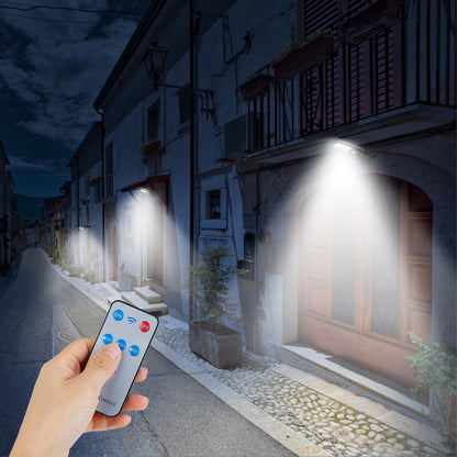 Solar Motion Sensor Wall Light - IP65, 3 Power Options, Outdoor