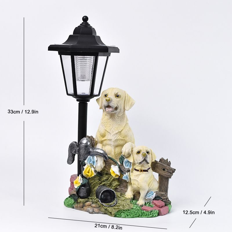 Solar Hexagonal Garden Lamp - Geometric Outdoor Path Light