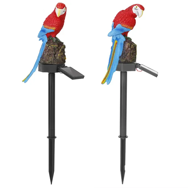 Solar Parrot Garden Light - IP65 Waterproof LED Figurine