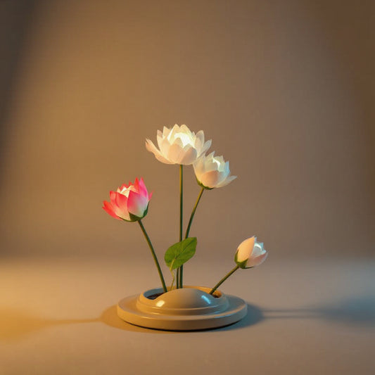 Solar Lotus Flower Lights - Floating Outdoor Pond & Garden Decor