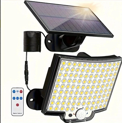 Split Solar Motion Sensor Light - 106 LED Outdoor Waterproof
