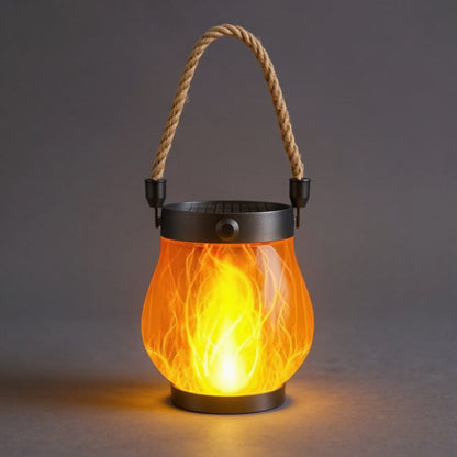 Flickering Flame Garden Lamp - Outdoor Solar Torch Light
