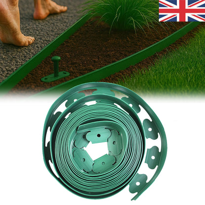 Flexible Garden Border Edging - 33ft Path Lawn Divider