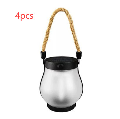 Flickering Flame Garden Lamp - Outdoor Solar Torch Light