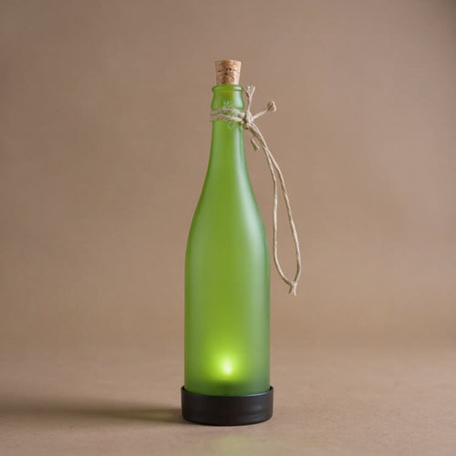 Solar Wine Bottle Decorative Lamp - LED Novelty Light