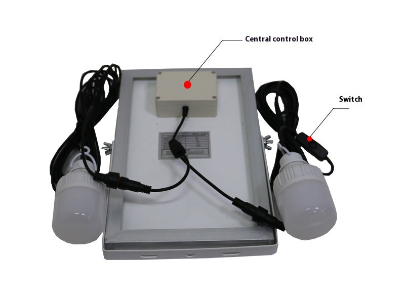 One-to-Two Split Solar Bulb Light - Outdoor Garden Lamp