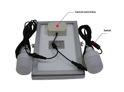 One-to-Two Split Solar Bulb Light - Outdoor Garden Lamp