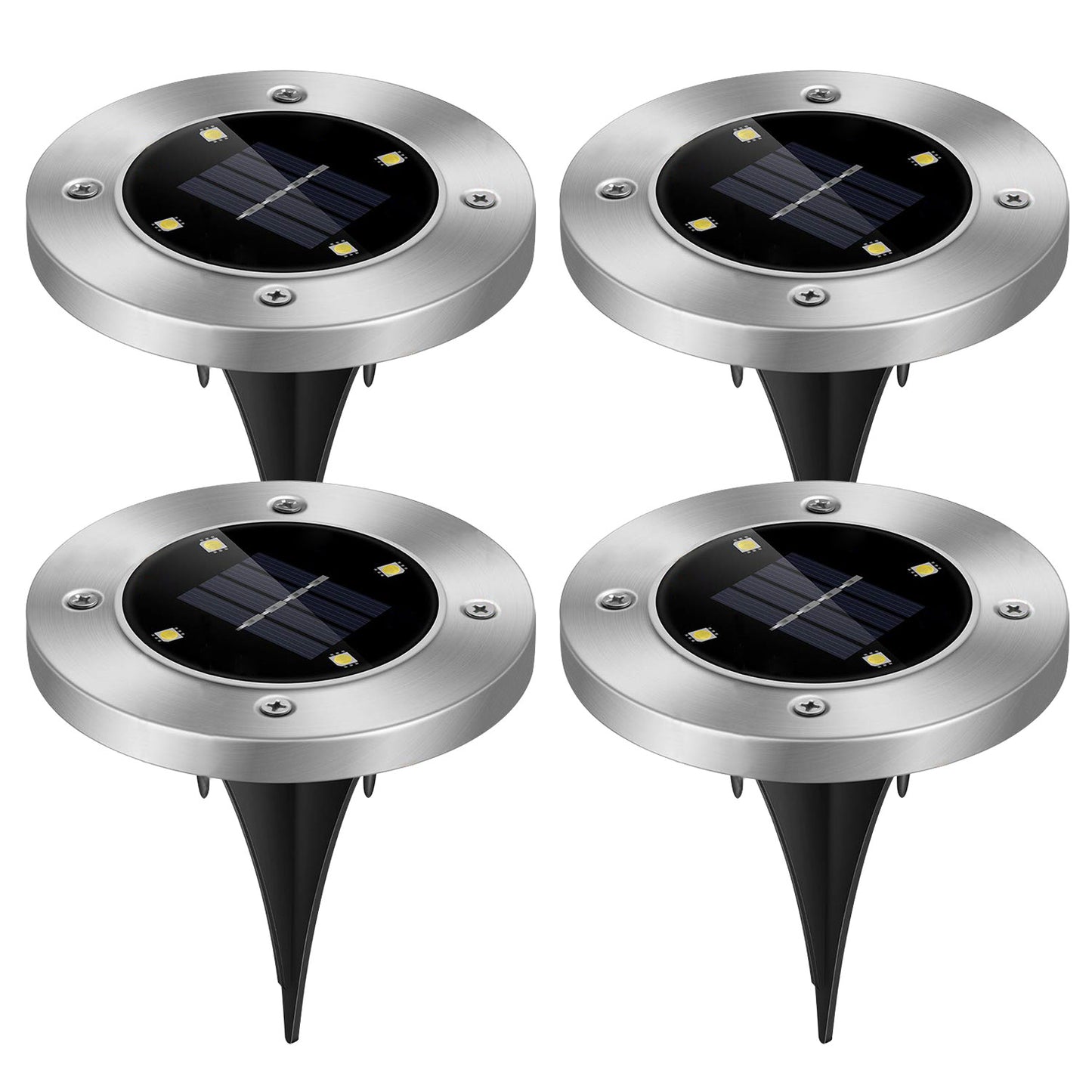 Solar In-Ground Deck Light - Waterproof Buried Path & Patio Lamp
