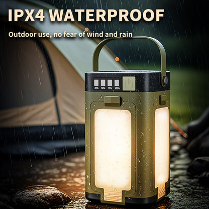 Four-Leaf Folding Solar Camping Light - Multifunctional LED