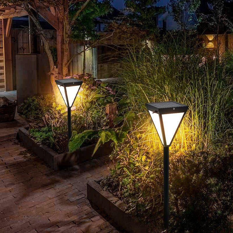 Solar Ground Lights - Outdoor Courtyard & Garden In-Ground Lamps