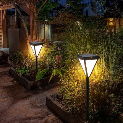 Solar Ground Lights - Outdoor Courtyard & Garden In-Ground Lamps