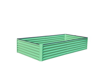 Large Galvanized Raised Garden Bed - Outdoor Metal Planter