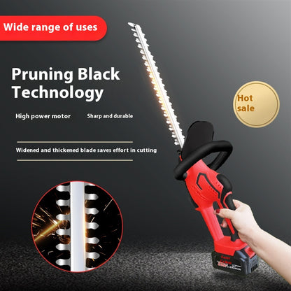 Portable Electric Hedge Trimmer - Rechargeable Pruning Tool