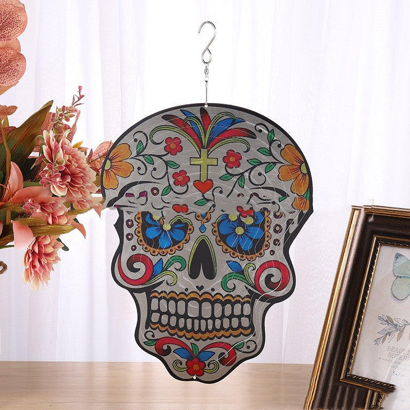 Rotating Stainless Steel Wind Chime - Decorative Garden Pendant