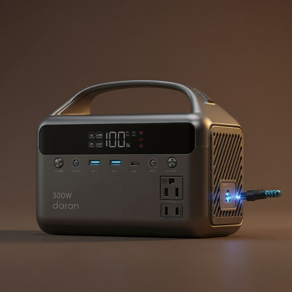 Portable Solar Power Station - 192Wh, 300W Output