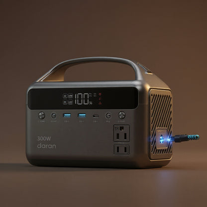 Portable Solar Power Station - 192Wh, 300W Output