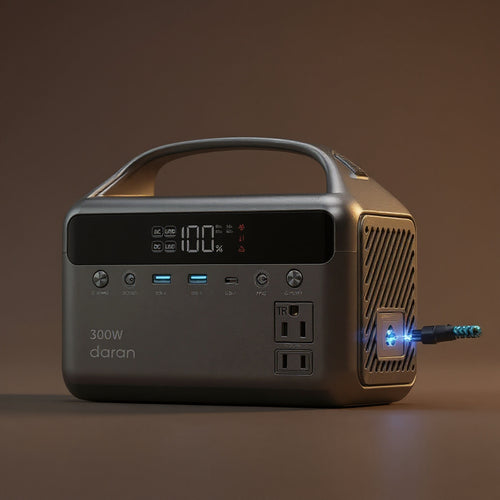 Portable Solar Power Station - 192Wh, 300W Output