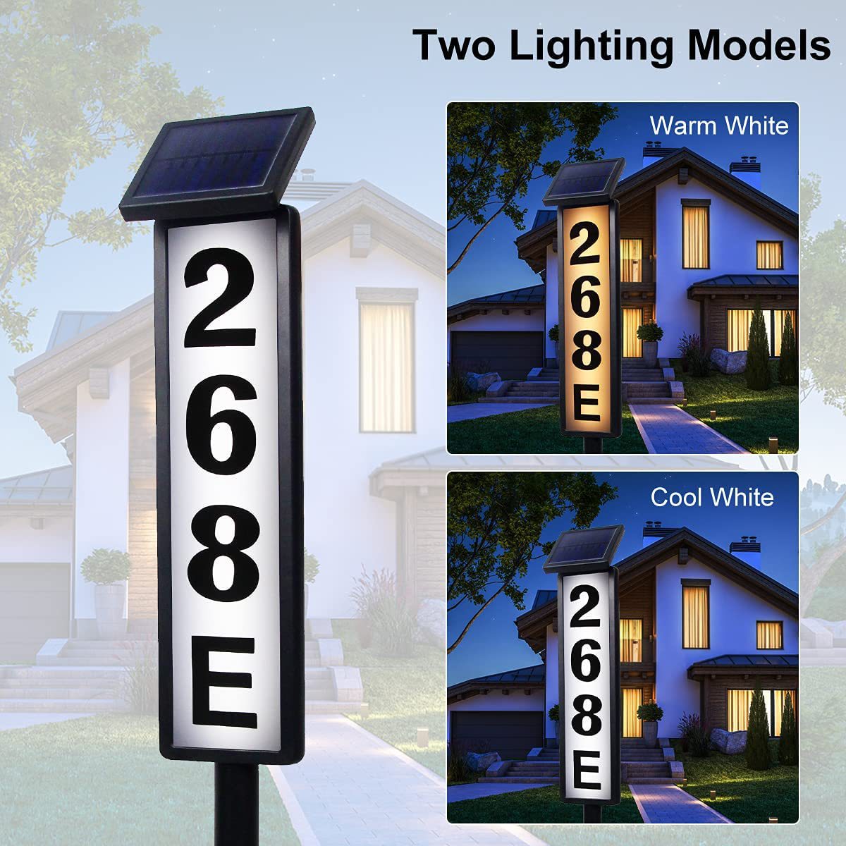 Solar Ground Doorplate Lamp - Outdoor Path Marker Light