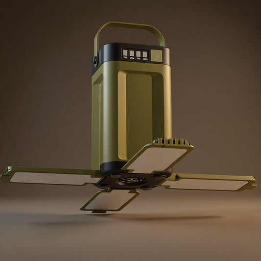 Four-Leaf Folding Solar Camping Light - Multifunctional LED