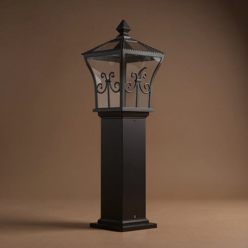 European-Style Solar Street Lamp - Waterproof Outdoor Courtyard