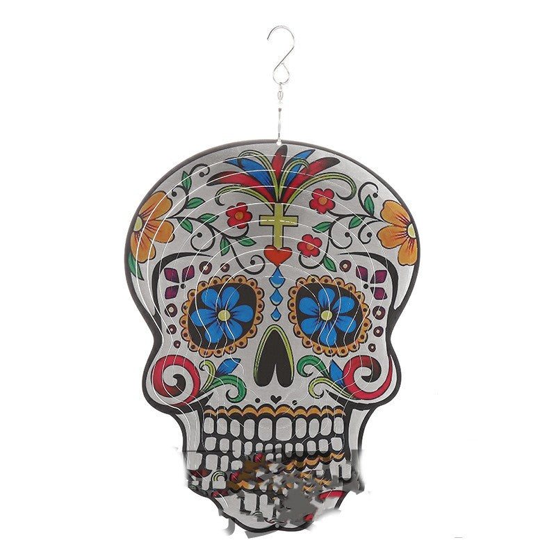 Rotating Stainless Steel Wind Chime - Decorative Garden Pendant