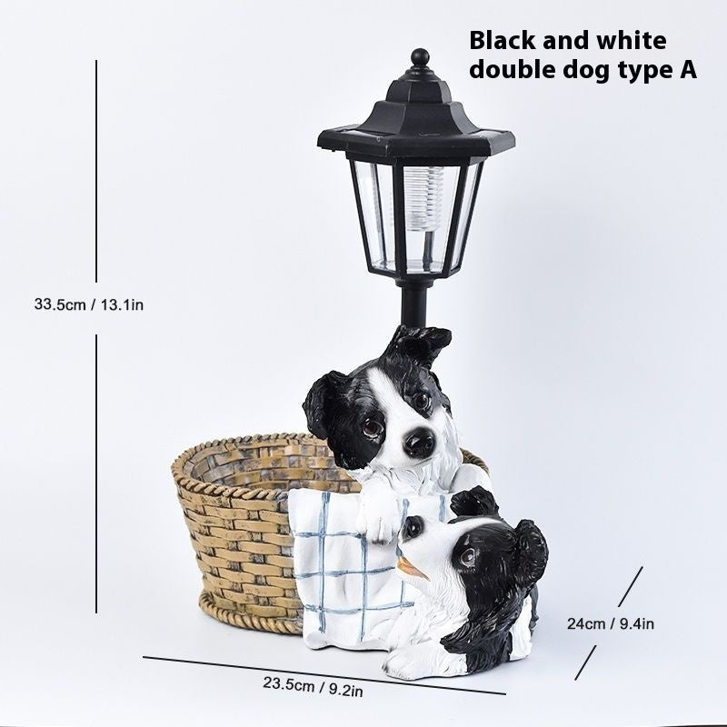 Solar Hexagonal Garden Lamp - Geometric Outdoor Path Light